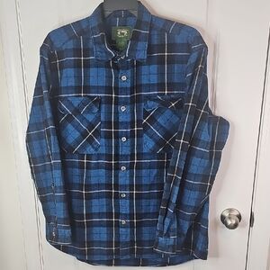 Stillwater Men's Classic Blue Checkered Men's Button-Down Shirt Size XL